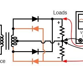 Chỉnh lưu trung tâm toàn sóng kép phân cực