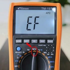 Ký hiệu chức năng NCV đo điện áp không tiếp xúc